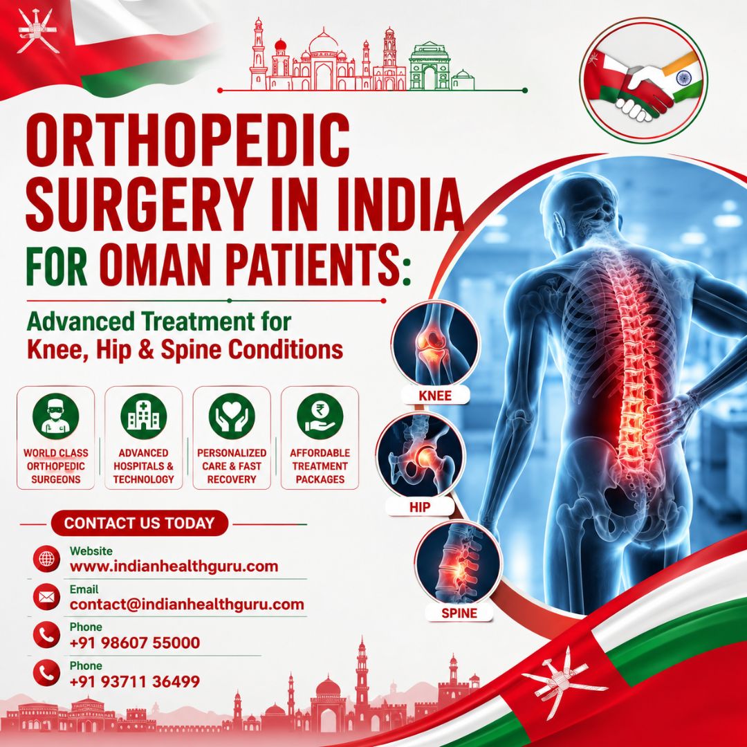 Best Orthopedic Hospitals in India for Oman Patients